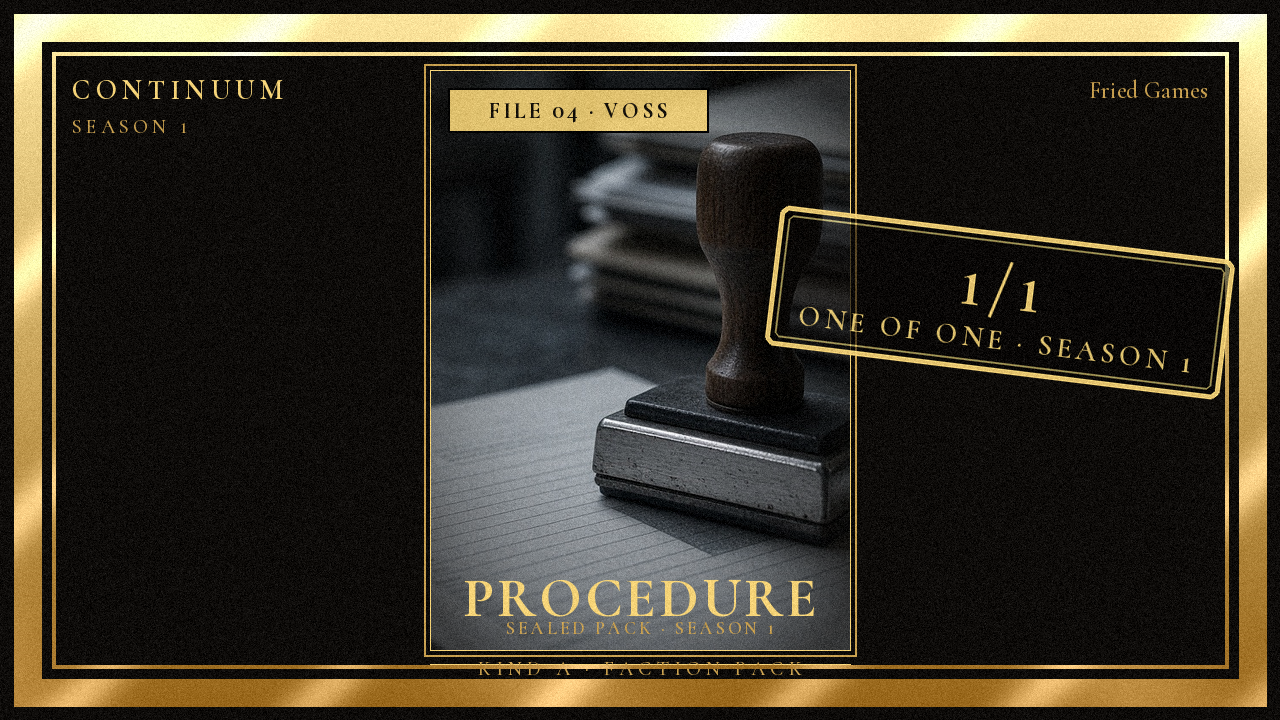 Procedure pack 1/1